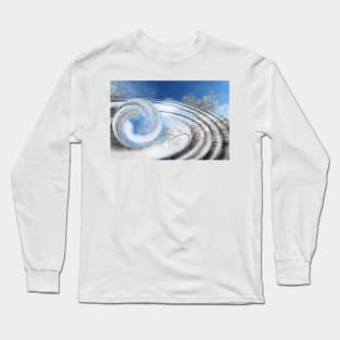 Blue sphere Long Sleeve T-Shirt